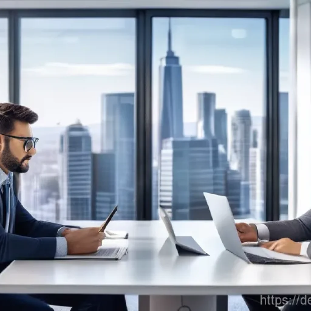 역량 갭 분석을 통해 직원 역량 강화하기 - **Prompt 1: Skill Gap Analysis in a Modern Workplace**
A diverse group of five professionals, dr...