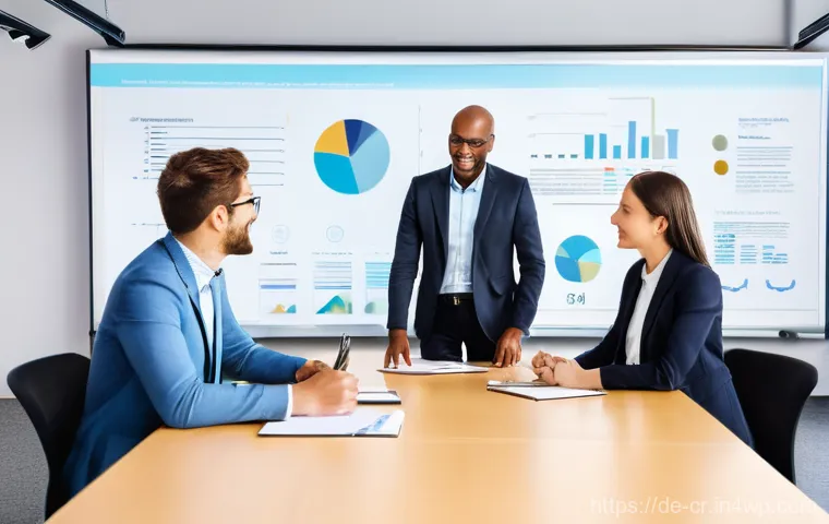역량 갭 분석을 위한 전문가 인터뷰 - **Prompt 1: Unearthing Hidden Organizational Potential**
A vibrant, dynamic image of diverse pro...
