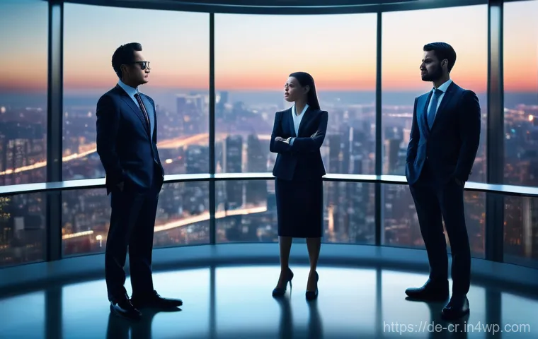 조직 내 역량 갭 분석 진행 방법 - **Prompt:** A small, diverse team of 4-5 professionals, including men and women of various ages, dre... 조직 내 역량 갭 분석 진행 방법 - **Prompt:** A small, diverse team of 4-5 professionals, including men and women of various ages, dre...