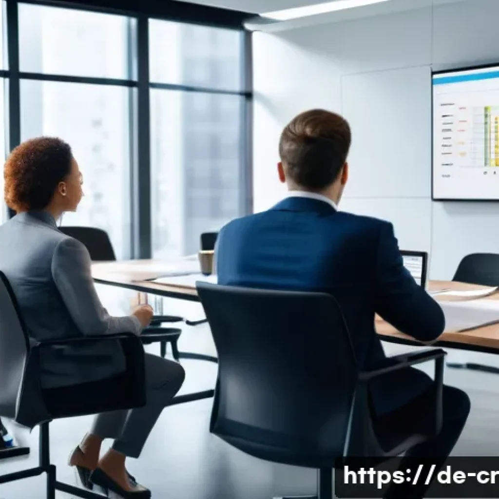 비교 분석 역량 갭 분석 vs 성과 분석 - A modern corporate office scene showing a diverse group of professional employees engaged in a compe...